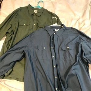 2 Button Up Dress shirts (Old Navy)